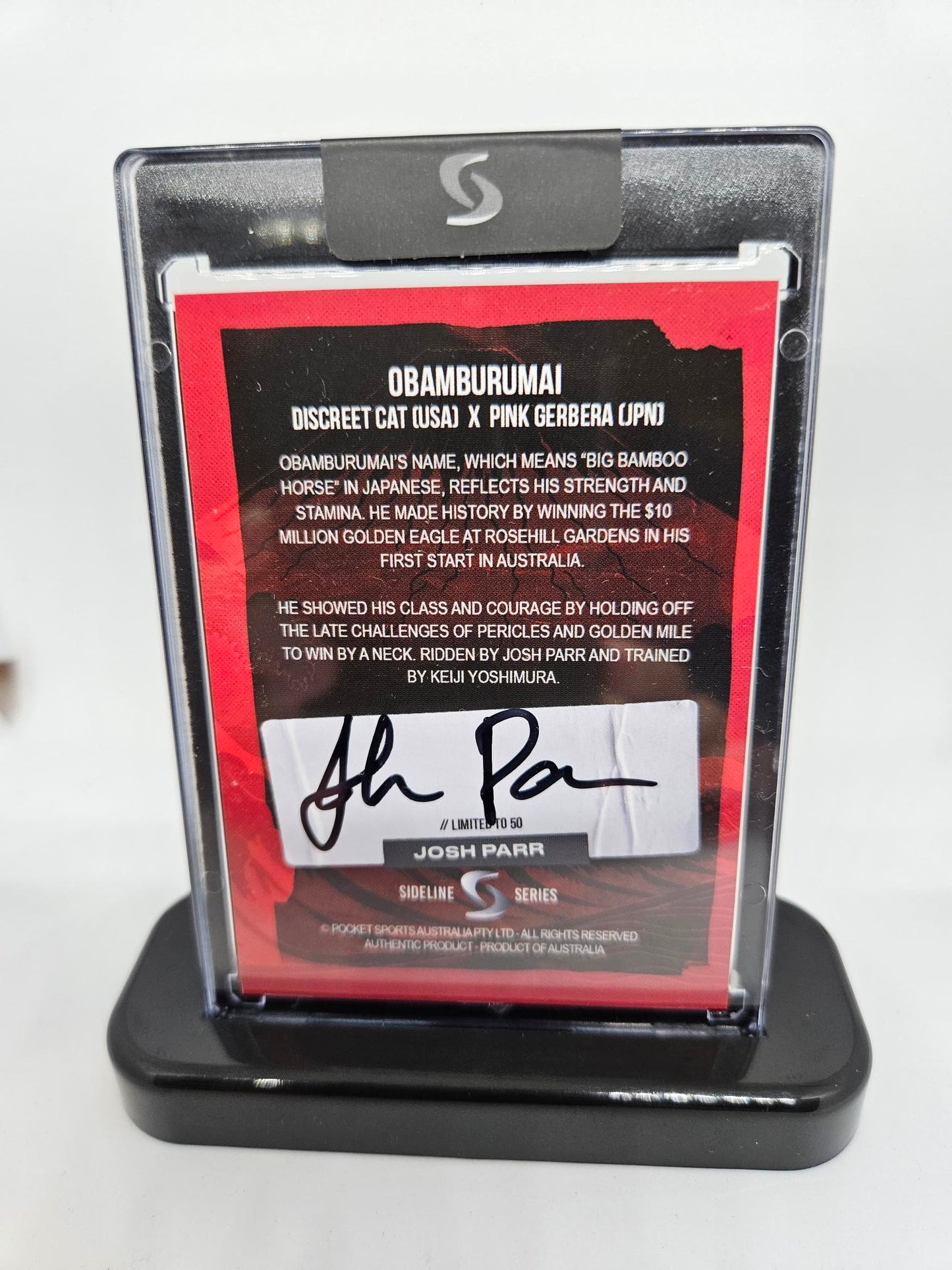 OBAMBURUMAI x Josh Parr BLACK Edition signature