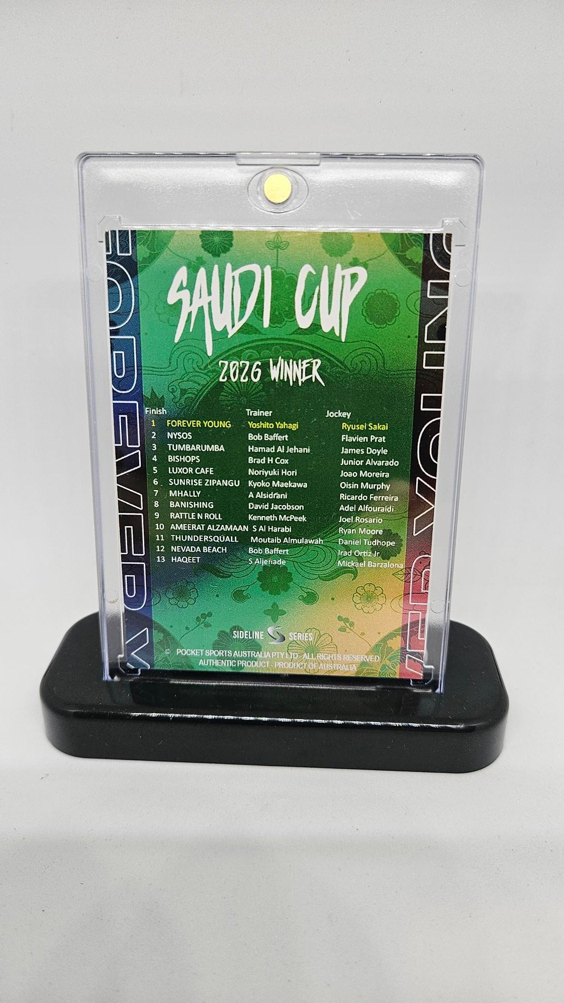 Forever Young – Saudi Cup II (Back‑to‑Back Champion Edition)
