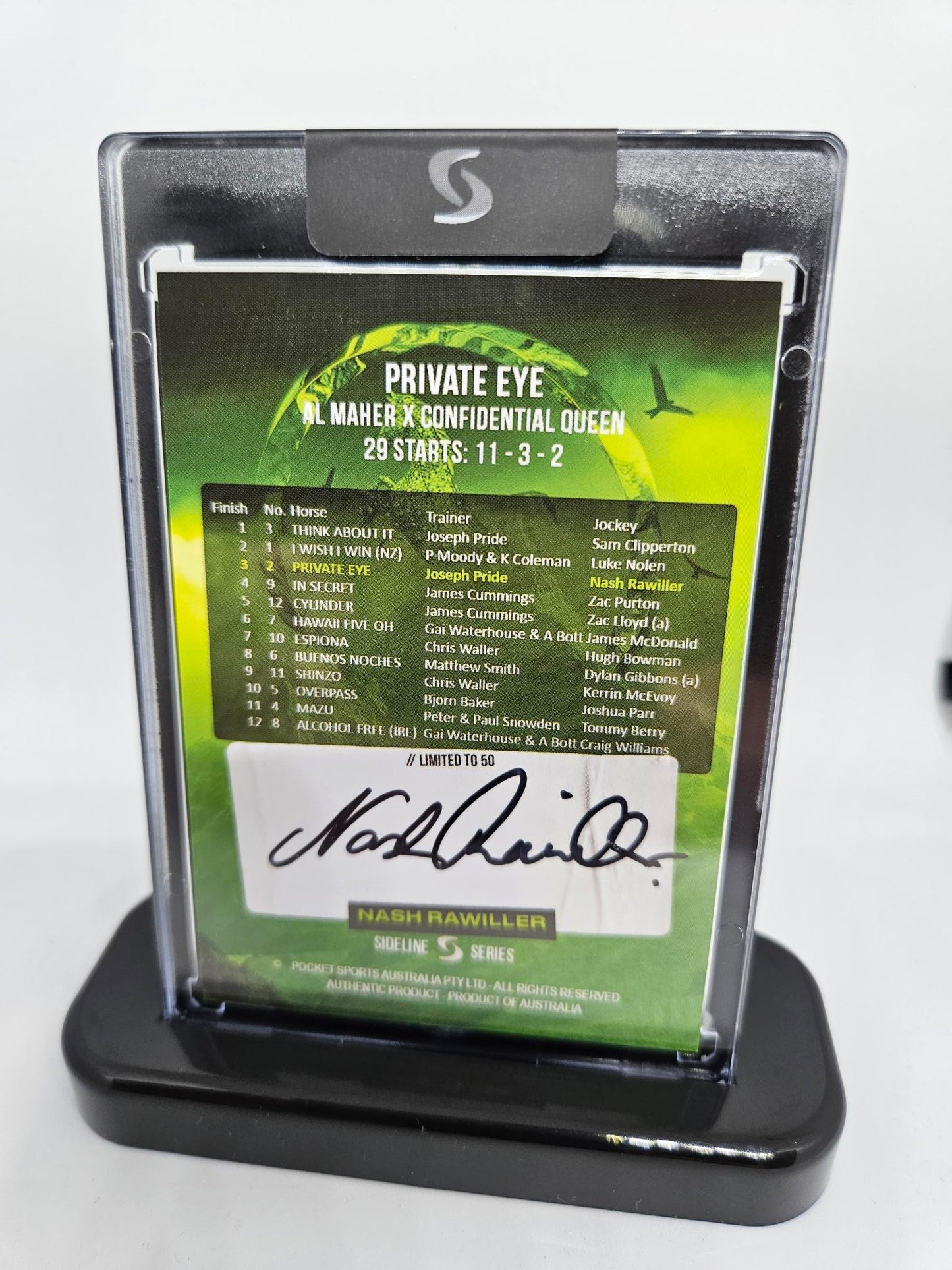 Private Eye X Nash Rawiller BLACK Auto