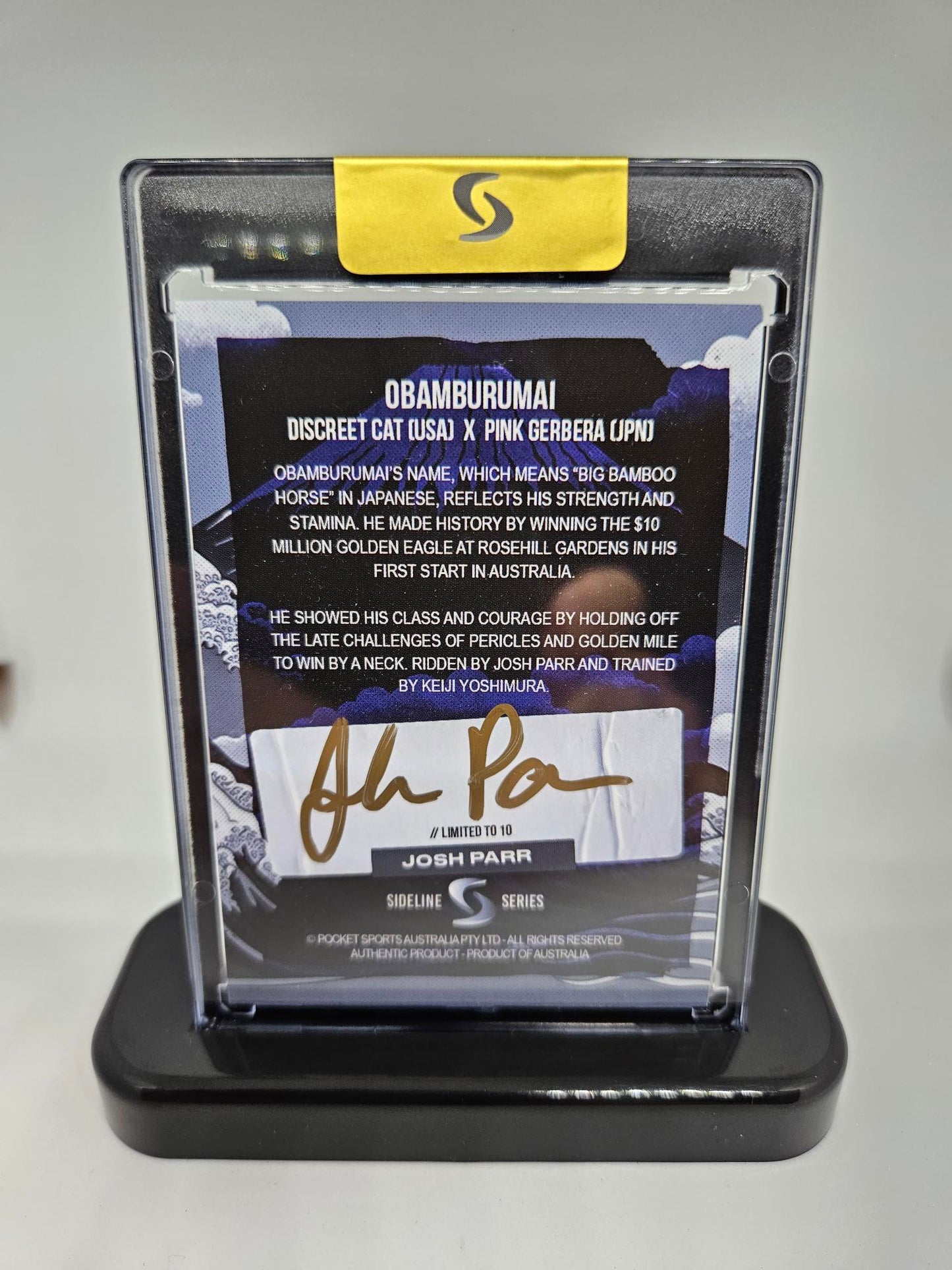 OBAMBURUMAI x Josh Parr GOLD Edition signature (stand included)