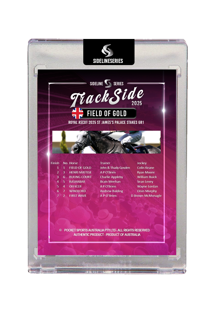 TrackSide25 FIELD OF GOLD Ascot 25 St James's Palace Stakes winner