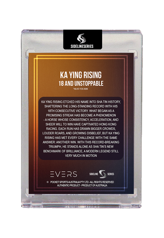 Ka Ying Rising 18 and Unstoppable - rainbow holofoil - 1 of 4 chance
