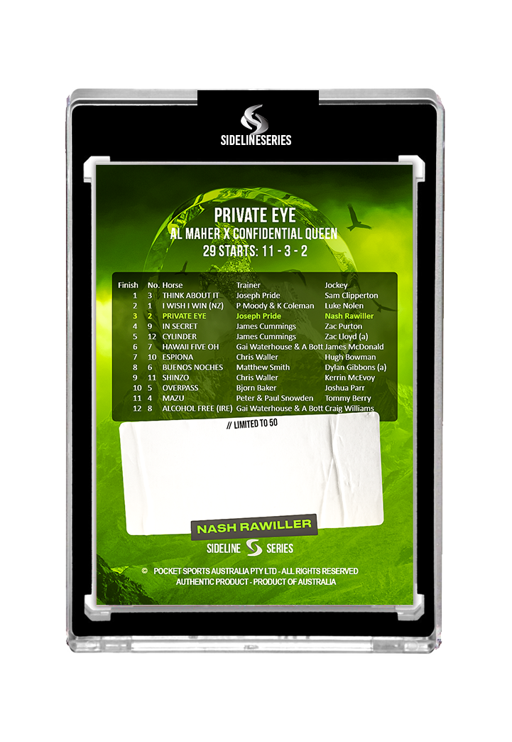 Private Eye X Nash Rawiller BLACK Auto