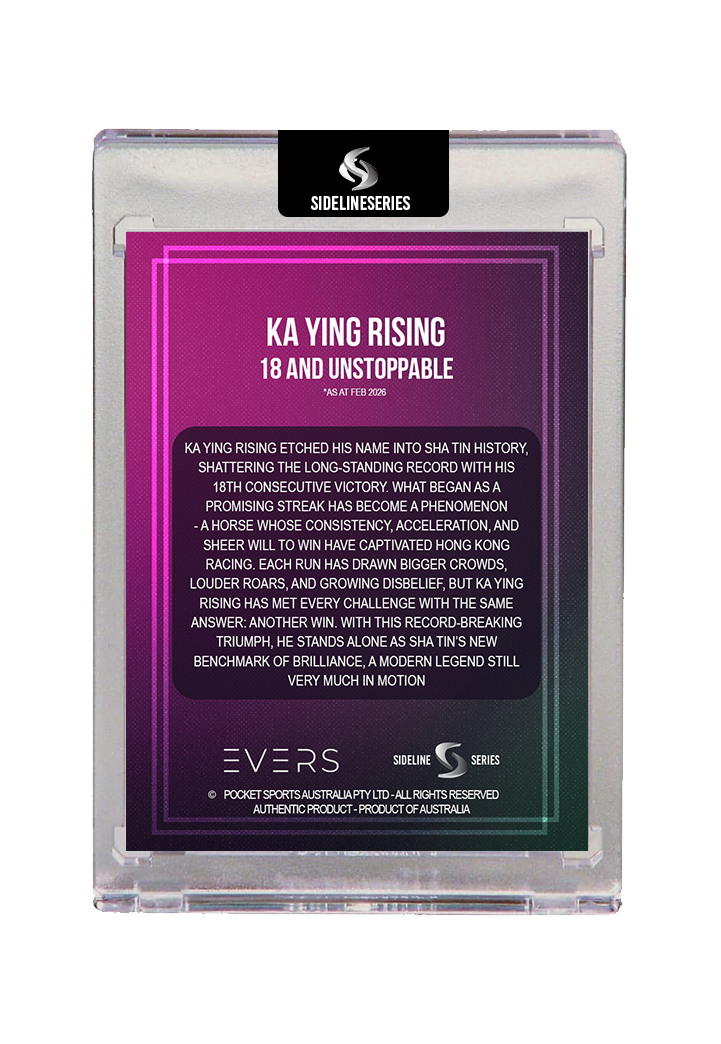 Ka Ying Rising 18 and Unstoppable - rainbow holofoil - 1 of 4 chance