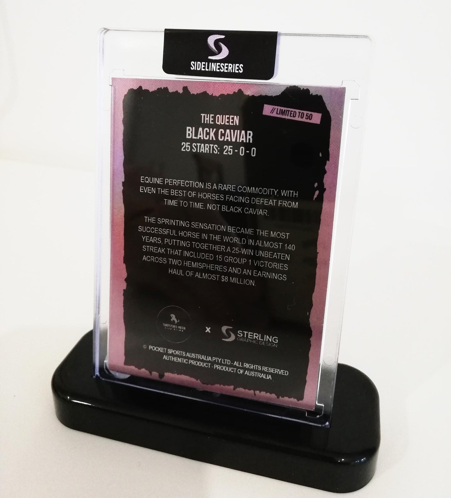 Artist Signed - Black Caviar HOLOFOIL - Limited to 5