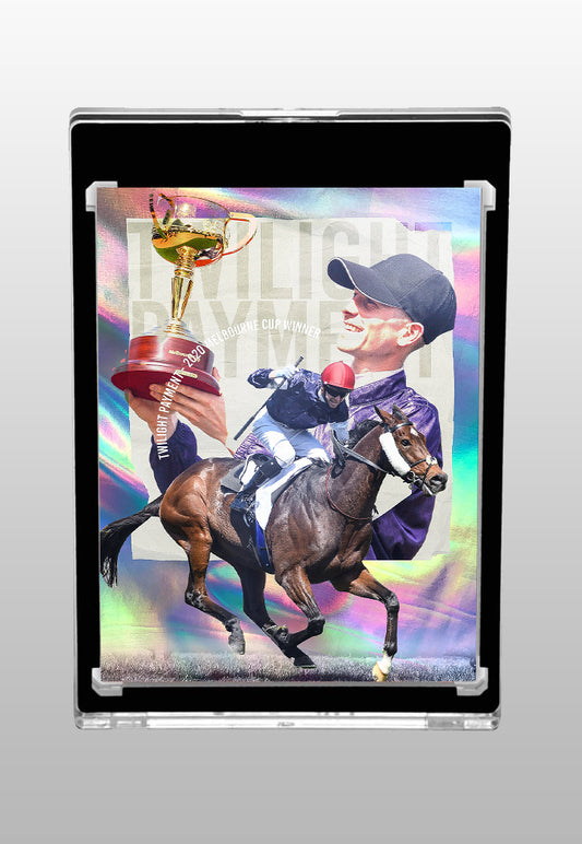 Twilight Payment 2020 Melbourne Cup winner with Jye McNeil - AUTOGRAPH edition