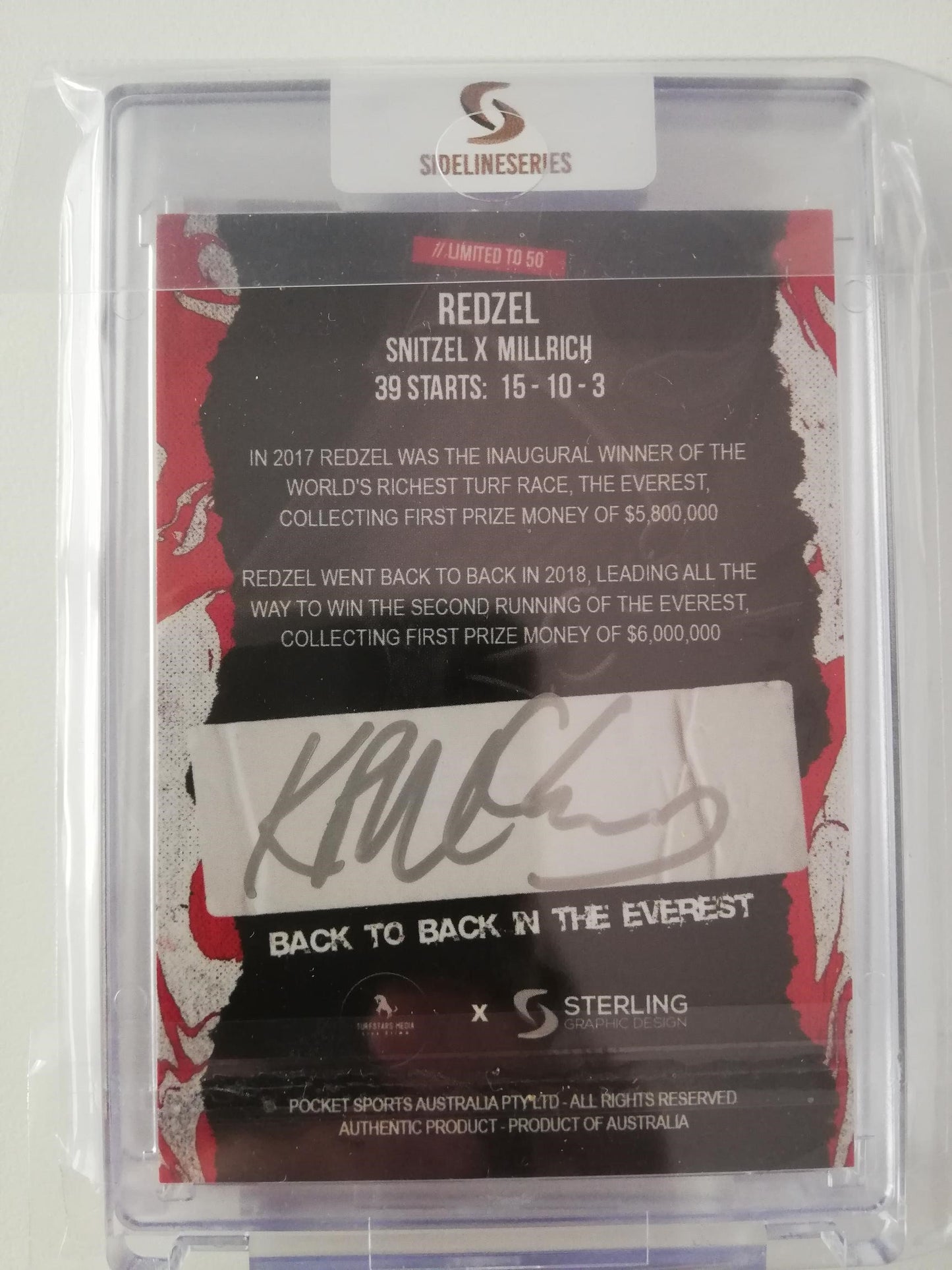 SILVER AUTO edition (COA & Rare Edition seal) Limited to 10