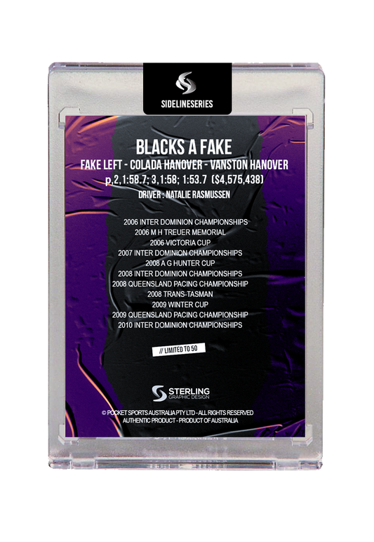 Harness Racing Edition #1 Blacks A Fake