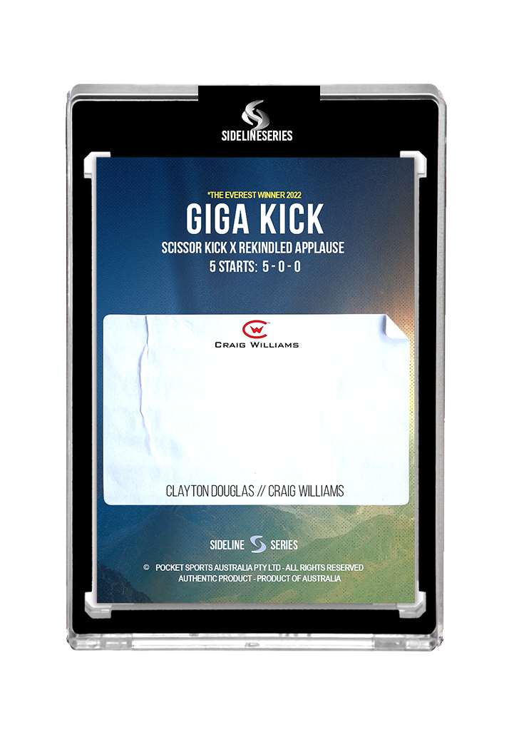 GIGA KICK 2 card set - GOLD AUTO - limited to 5