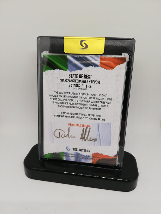 STATE OF REST GOLD AUTO edition - includes free stand base