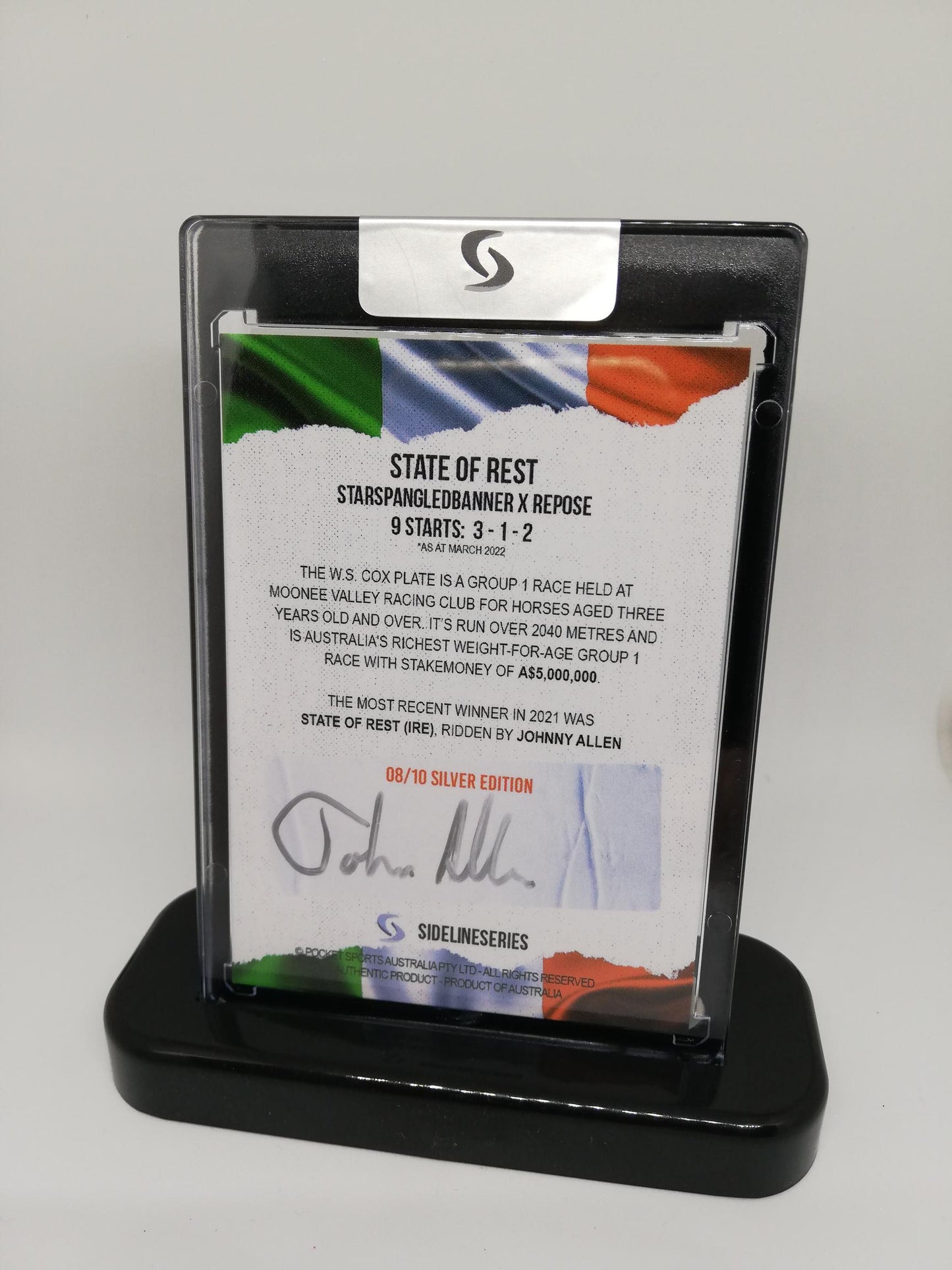 STATE OF REST SILVER AUTO edition - includes free stand base