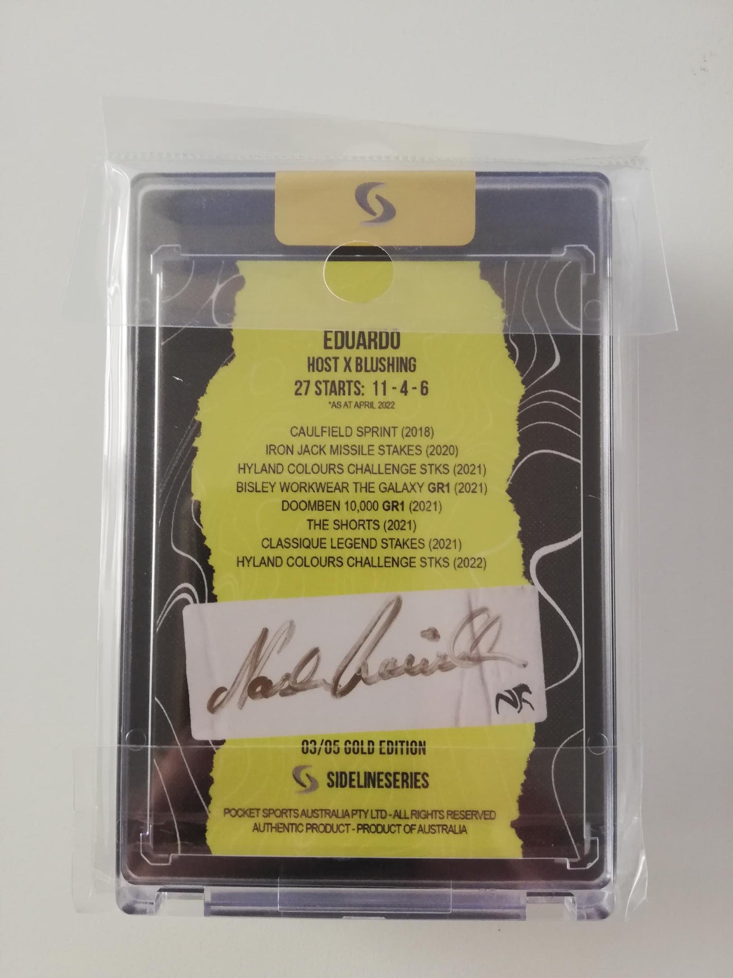 Eduardo GOLD AUTO edition - includes free stand base