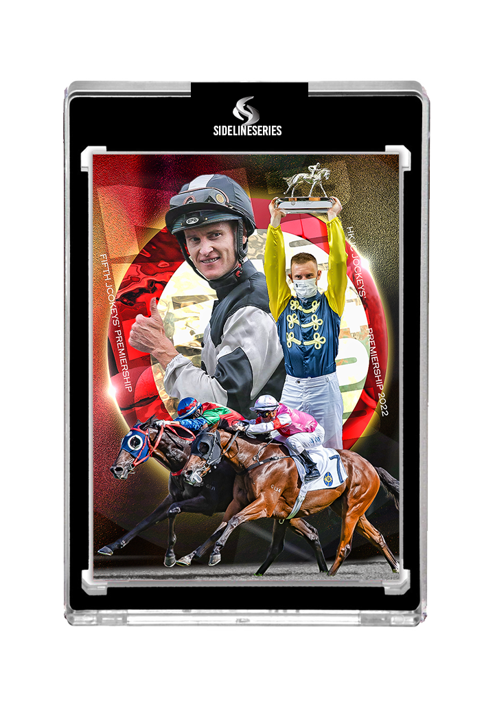 Zac Purton 5th Hong Kong Jockeys' Premiership card (lucky envelope version)